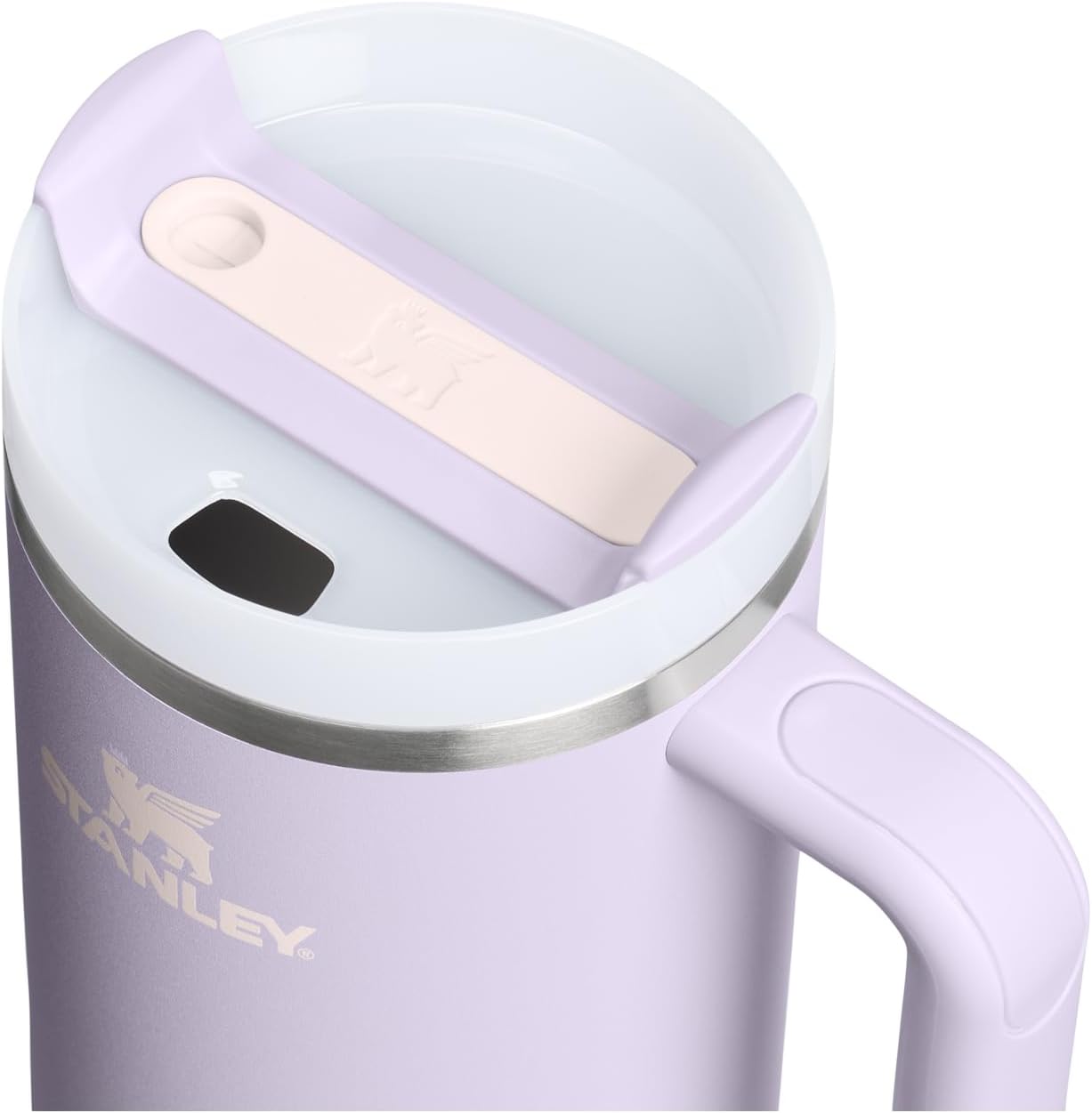 STANLEY Quencher H2.0 Tumbler - 40 oz Insulated Stainless Steel Cup with Handle & Straw | BPA-Free | Purple Dust