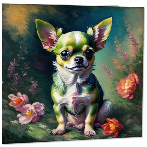Chihuahua Greeting Card - Premium Eco-Friendly Art Card 145mm