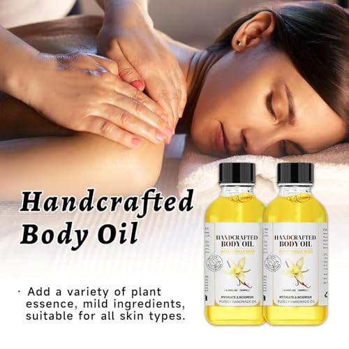 Vanilla Body Oil 120ml – Hydrating & Nourishing Moisturizer for Dry Skin