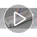 Frandilo Expandable Straw Organizer Drawer - White, Adjustable Length