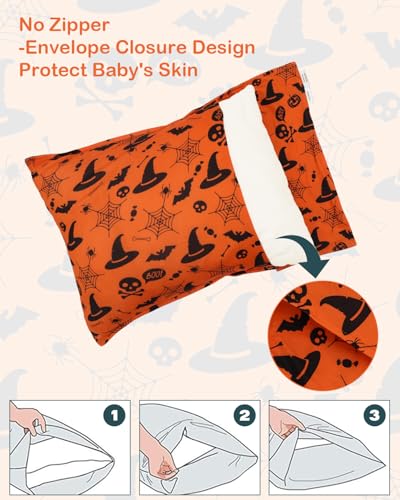 ALVABABY Toddler Pillowcase - Soft Stretchy Cover for 13x18" Pillows