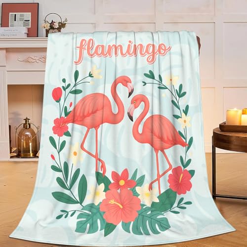 Nexlyth Flamingo Throw Blanket - Super Soft Fleece 50"x40"