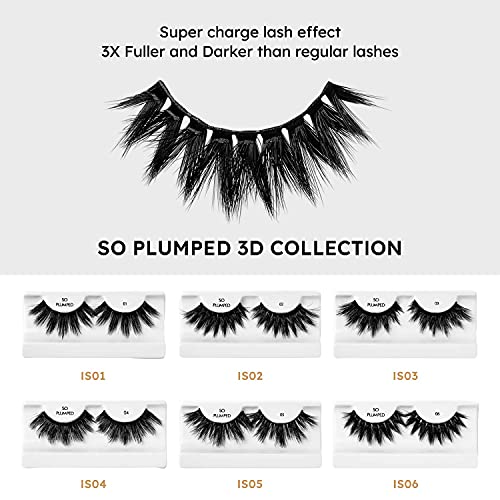 i•ENVY So Plumped 3D False Eyelashes - Super Charged Style 6