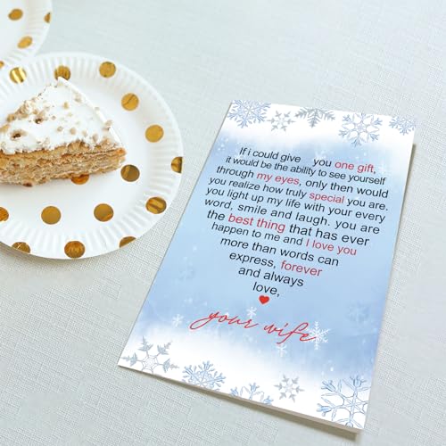 Romantic Christmas Card for Husband - Heartfelt Holiday Card