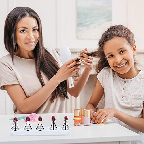 Blulu Magnetic Nail Stand Holder Set 2 Pack Acrylic Practice Display