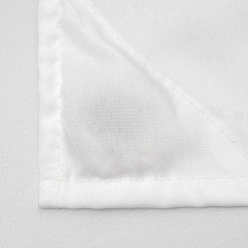 N&Y HOME Snap-In Shower Curtain Liner, 100% Polyester, White, 70x54