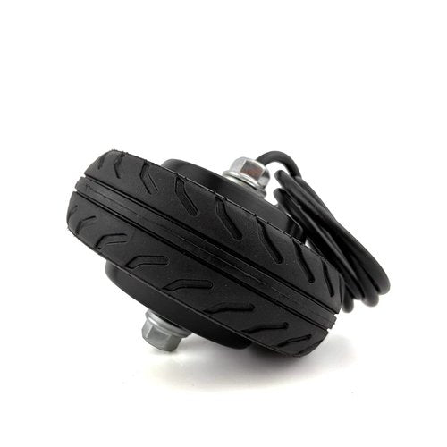 24V/36V 200W 5 Inch Scooter Motor Wheel With Solid Tire 5" Brushless DC Gearless Hub Motor With Hall Sensor (24V)