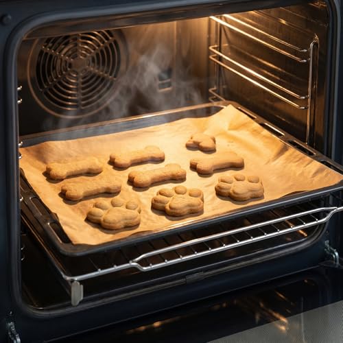 6-Piece Stainless Steel Dog Bone & Paw Cookie Cutter Set