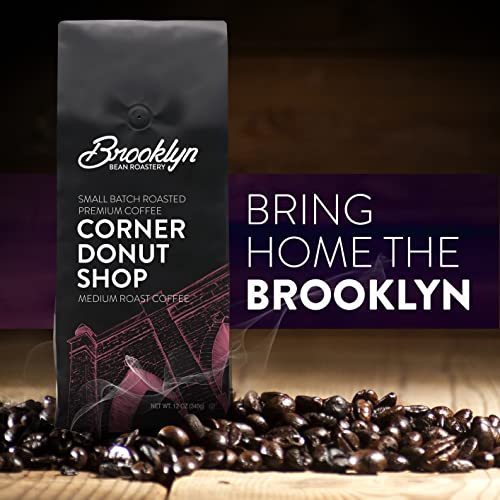 Brooklyn Beans Corner Donut Shop Medium Roast Ground Coffee - 12 Ounce