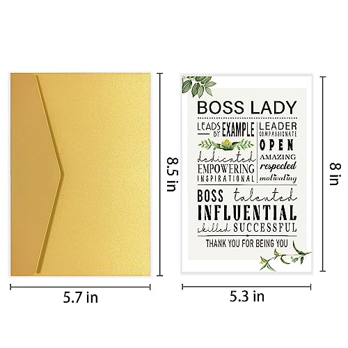 Funny Boss's Day Card for Female Boss - Appreciation Gift