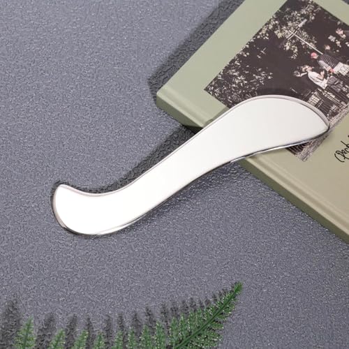 2Pcs Muscle Scraper Tool Set Stainless Steel & Wooden Gua Sha