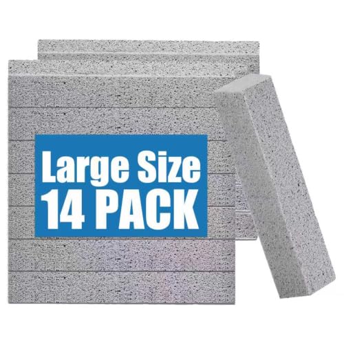 Riuja 14 Pack Pumice Stone Toilet Cleaner for Hard Water and Rust Removal