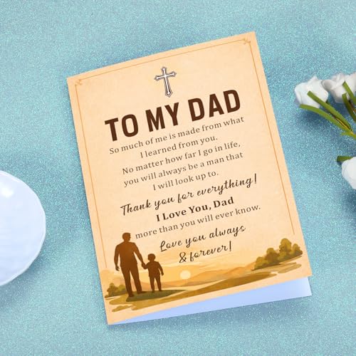 Christian Birthday Card for Dad - Thoughtful Gifts from Kids