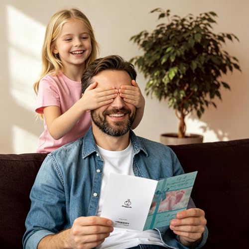First Father's Day Card for New Dads - Heartfelt Design