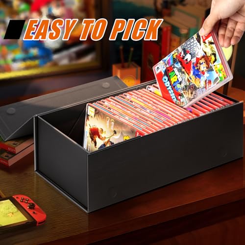 Nintendo Switch Game Storage Box for 28 Discs - Black