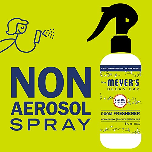 Mrs. Meyer's Lemon Verbena Room Freshener Spray - 8 fl. oz (Pack of 2)