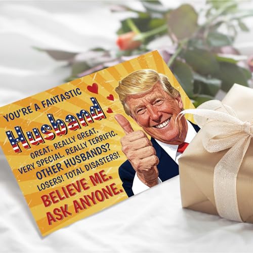 Funny Christmas Card for Husband - Wedding Anniversary & Birthday