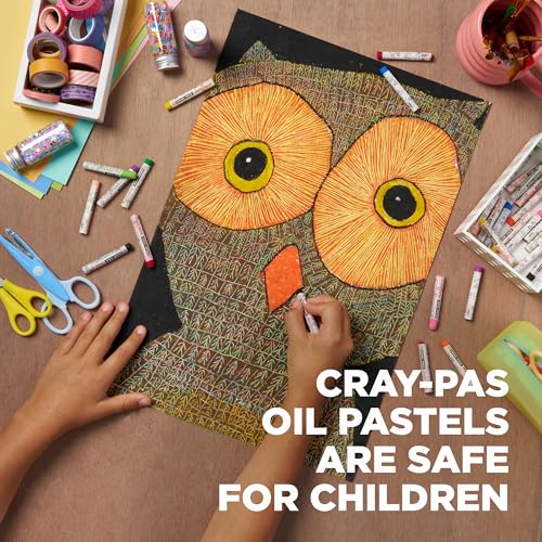 SAKURA Cray-Pas Junior Artist Oil Pastels, 25 Colors (Pack of 2)