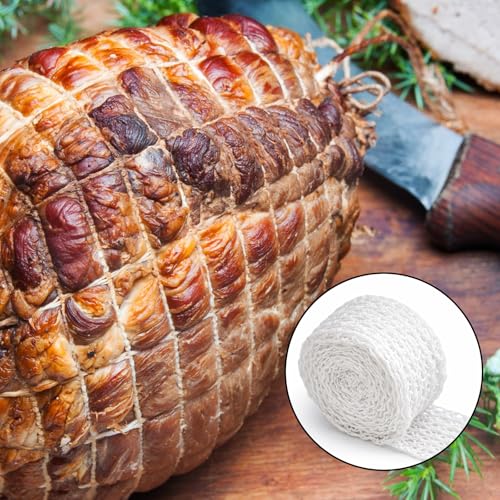 Elastic Meat Netting Roll 5M - 18 Holes for Roasting & Curing