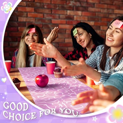 Kpop Table Runner 12x72 Inch - Purple Lightning Design