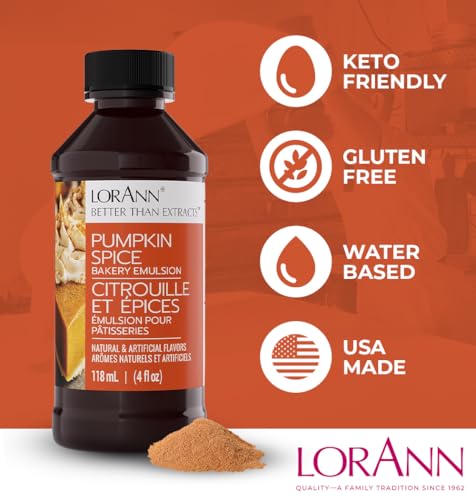 LorAnn Oils Pumpkin Spice Emulsion - 16 Fl Oz for Baking