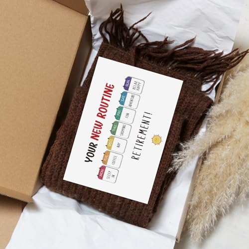 Funny Retirement Card for Men and Women with Envelope - 5.5"x8"