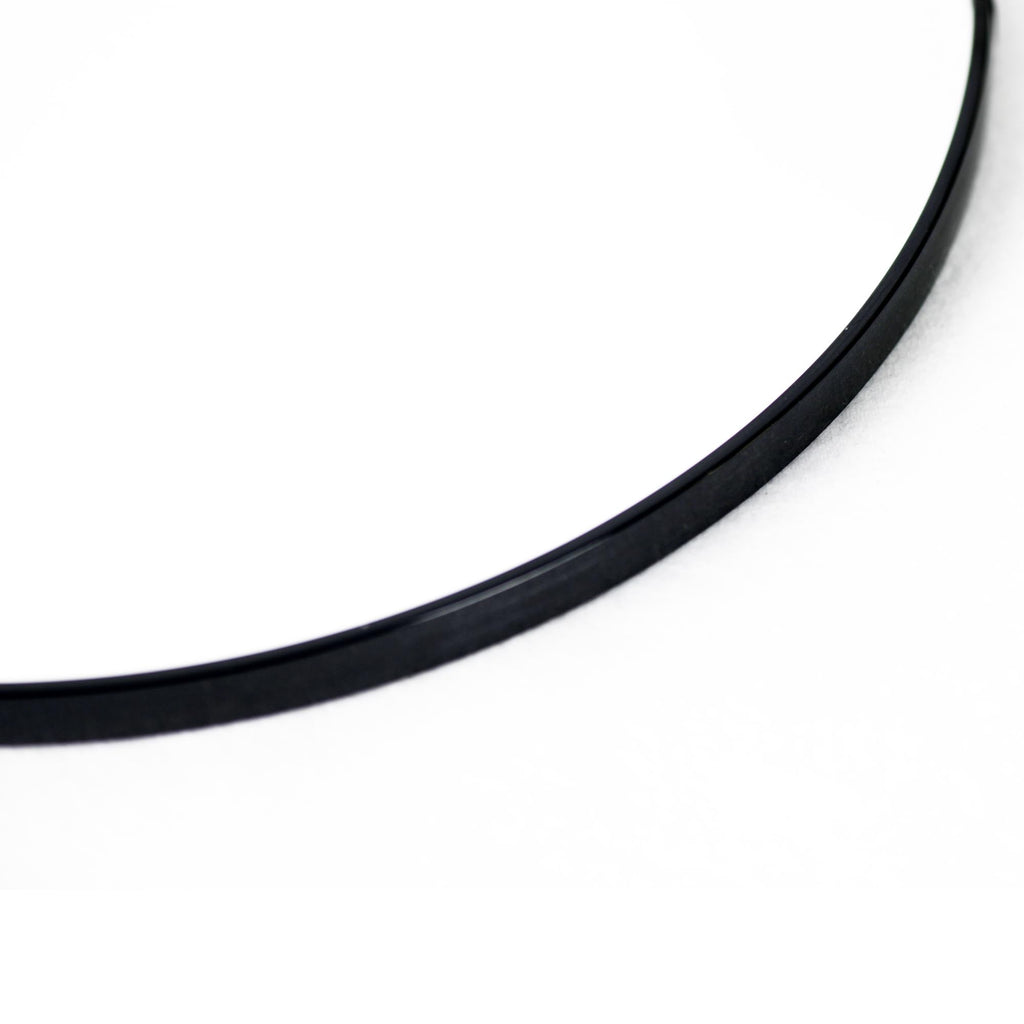 YCHMIR Small Round Wall Mirror,Bathroom Mirror (Black, 11.8 in.)