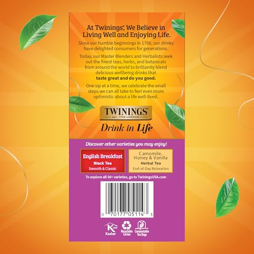 Twinings Darjeeling Black Tea - 300 Individually Wrapped Bags