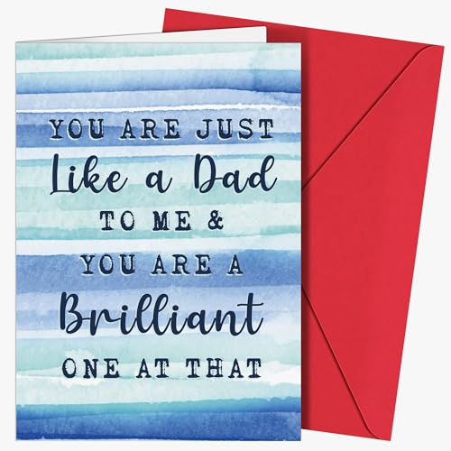 Funny Stepdad Birthday Card - 5x7 Premium Card for Bonus Dad