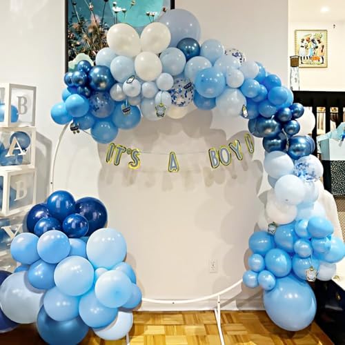 Blue Balloons Arch Kit - 130Pcs Royal Blue Balloon Garland