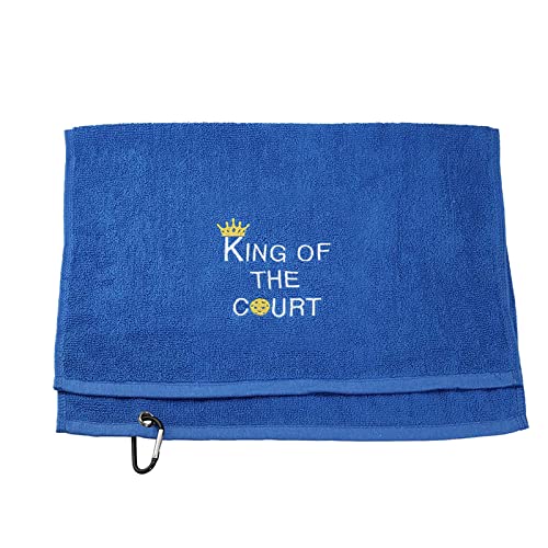 Pickleball King Towel - Embroidered King/Queen of The Court