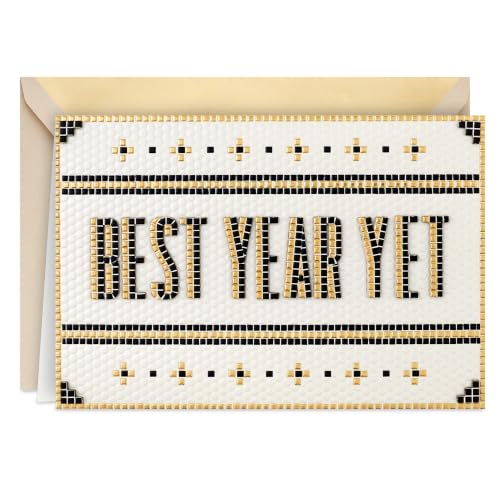 Hallmark Signature Birthday Card - Best Year Yet Mosaic Design