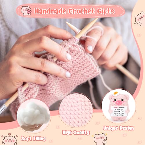 Agantree Art Pink Pig Gift Pinky Promise for Girlfriend Wife Birthday Valentine