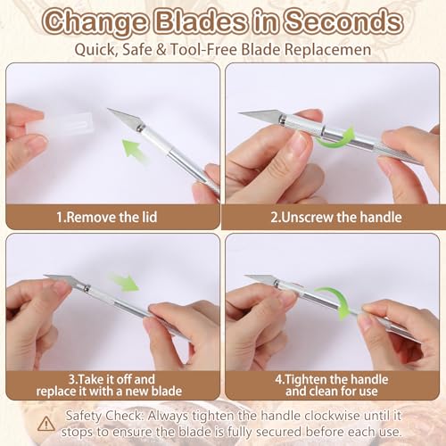Professional Sourdough Scoring Tool Set - 2PCS with 20 Blades