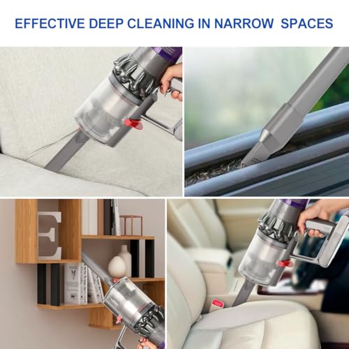 LANMU Crevice Tool & Narrow Nozzle Attachment for Dyson V15 V12 V11 V10 V8 V7