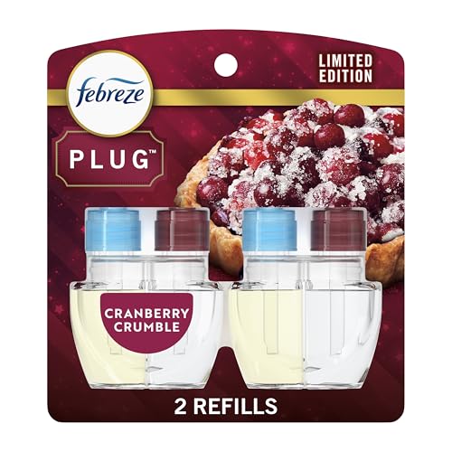 Febreze Cranberry Crumble Air Freshener Refill - 2 Count, 0.87oz