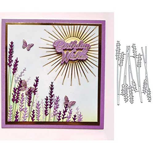 Lavender Bouquet Metal Cutting Dies for Card Making & Scrapbooking