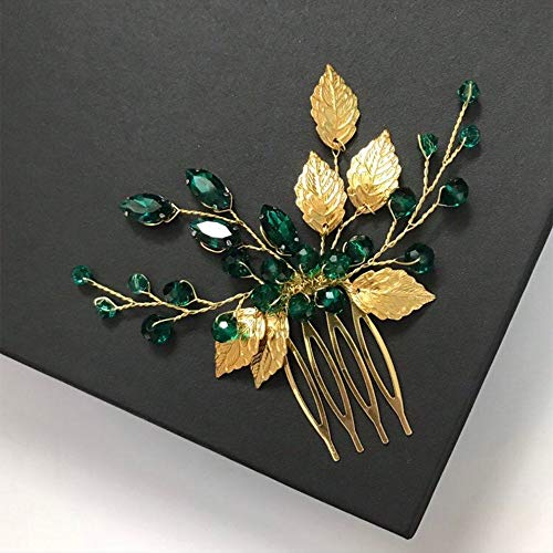 Aimimier Amethyst Crystal Bridal Hair Comb Wedding Hair Piece
