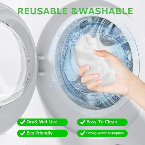 Reusable Microfiber Steam Mop Pads for Handheld Steam Cleaners - 10 Pack