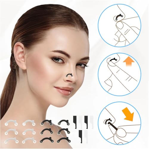 9-Piece Nose Shaper and Nasal Dilator Set with Storage Box
