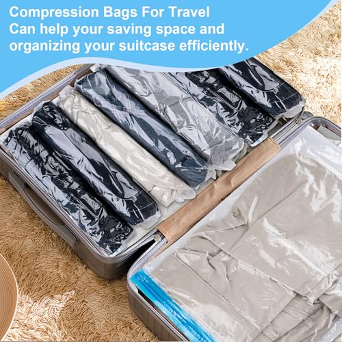 10 PCS Compression Bags Set - Space Saver for Travel & Home