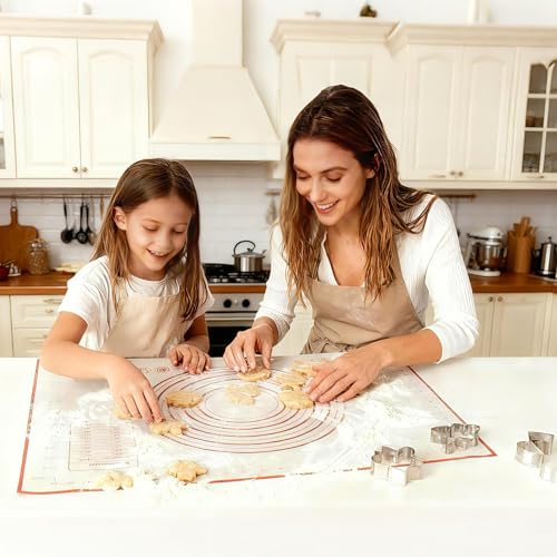 JJOO Extra Large Silicone Baking Mat - Nonstick Pastry Rolling Mat 27x19"