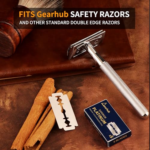 Gearhub Double Edge Safety Razor Blades 10 Count - Stainless Steel