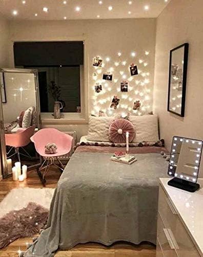 Perfectday 200 LED Copper Fairy String Lights - 66 FT Warm White Waterproof USB Powered for Indoor/Outdoor Decor