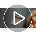 Hdama Mini Eyebrow and Facial Hair Grooming Scissors with Safety Cover