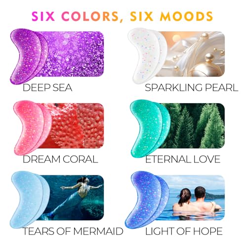 DR. YIMAN Hydrogel Eye Patches - 6 Pairs Hydrating Under Eye Masks with Hyaluronic Acid & Collagen