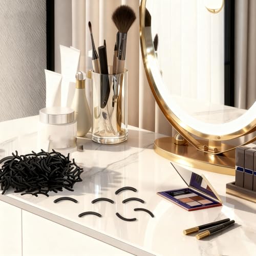 CllyCnny 120PCS Eyelash Curler Refills Silicone Replacement Pads with Case
