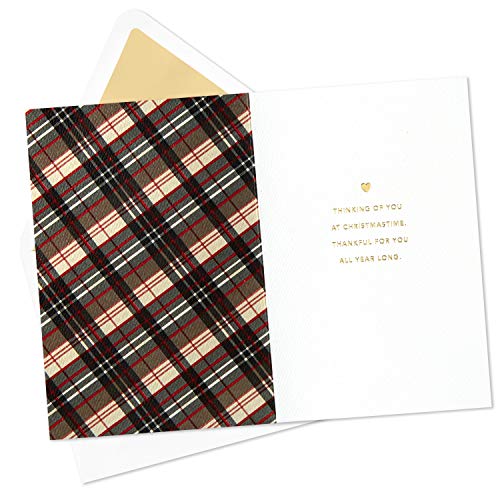 Hallmark Signature Christmas Card - Thankful All Year Long