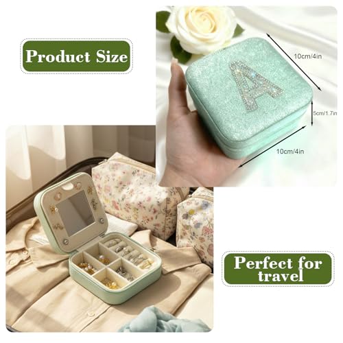 Zyvora Travel Jewelry Case & Portable Organizer Box for Women