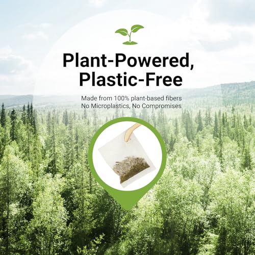 CCnature Premium Mullein Tea Bags for Lung Health - 40 Organic Herbal Bags - Caffeine-Free Plant-Based Support